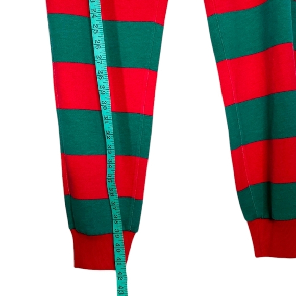 Target Christmas Santa Elf Sweatpants Joggers with Pockets men's large - Picture 11 of 11